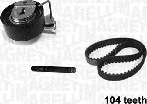 Magneti Marelli 341305310000 - Комплект зубчатого ремня ГРМ autospares.lv