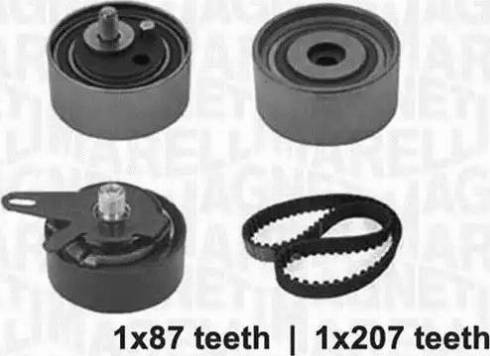 Magneti Marelli 341301440000 - Комплект зубчатого ремня ГРМ autospares.lv