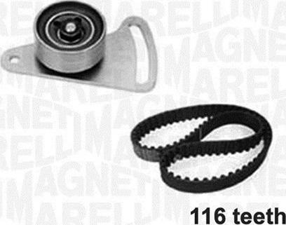 Magneti Marelli 341301540000 - Комплект зубчатого ремня ГРМ autospares.lv