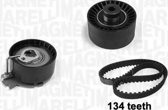 Magneti Marelli 341301680000 - Комплект зубчатого ремня ГРМ autospares.lv