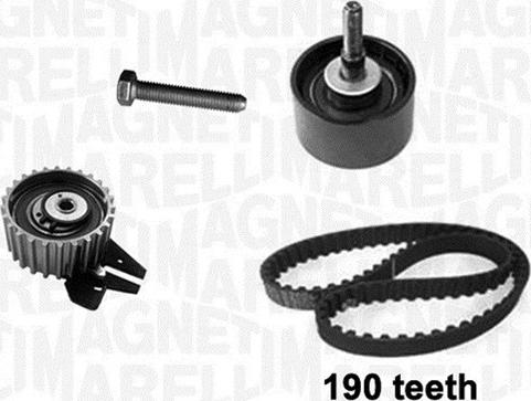 Magneti Marelli 341301050000 - Комплект зубчатого ремня ГРМ autospares.lv