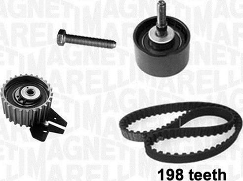 Magneti Marelli 341301070000 - Комплект зубчатого ремня ГРМ autospares.lv