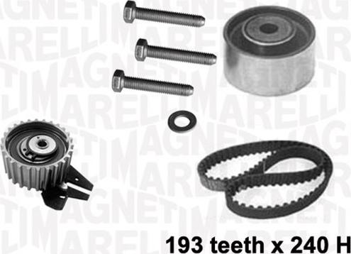 Magneti Marelli 341301840000 - Комплект зубчатого ремня ГРМ autospares.lv