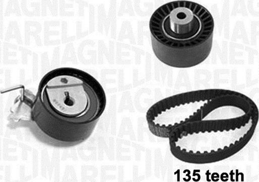 Magneti Marelli 341301250000 - Комплект зубчатого ремня ГРМ autospares.lv