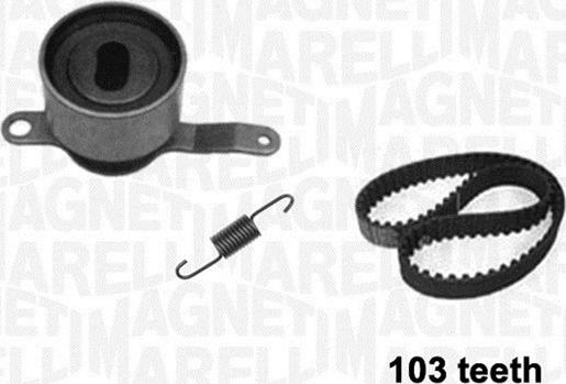 Magneti Marelli 341302560000 - Комплект зубчатого ремня ГРМ autospares.lv