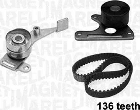 Magneti Marelli 341302010000 - Комплект зубчатого ремня ГРМ autospares.lv