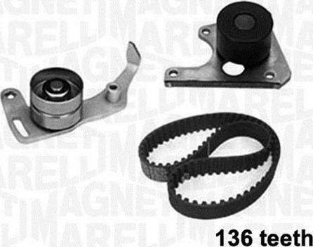 Magneti Marelli 341302080000 - Комплект зубчатого ремня ГРМ autospares.lv