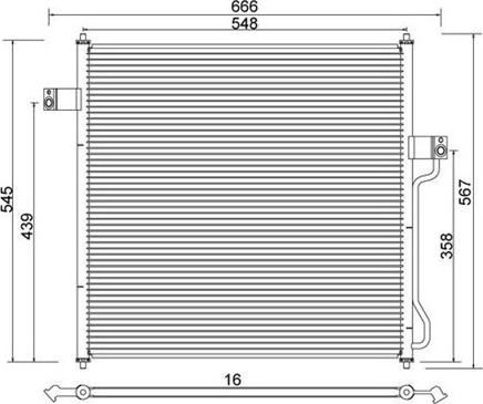 Magneti Marelli 359003220680 - Конденсатор кондиционера autospares.lv