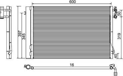 Magneti Marelli 359003220290 - Конденсатор кондиционера autospares.lv