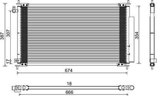 Magneti Marelli 359003220730 - Конденсатор кондиционера autospares.lv