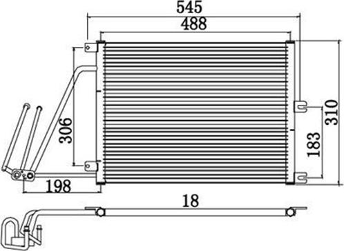 Magneti Marelli 359003221340 - Конденсатор кондиционера autospares.lv