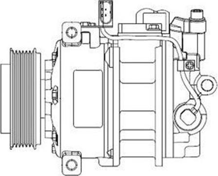 Magneti Marelli 359002000740 - Компрессор кондиционера autospares.lv