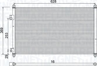 Magneti Marelli 350203933000 - Конденсатор кондиционера autospares.lv