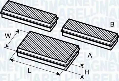 Magneti Marelli 350203061780 - Фильтр воздуха в салоне autospares.lv