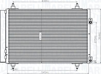 Magneti Marelli 350203820000 - Конденсатор кондиционера autospares.lv