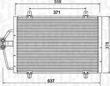 Magneti Marelli 350203784000 - Конденсатор кондиционера autospares.lv