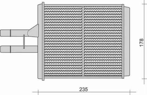 Magneti Marelli 350218259000 - Теплообменник, отопление салона autospares.lv