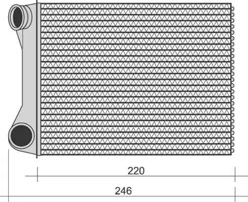 Magneti Marelli 350218268000 - Теплообменник, отопление салона autospares.lv