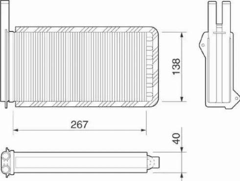 Magneti Marelli 350218209000 - Теплообменник, отопление салона autospares.lv