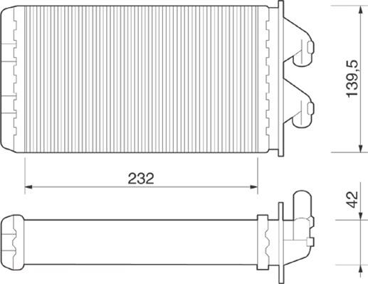 Magneti Marelli 350218213000 - Теплообменник, отопление салона autospares.lv