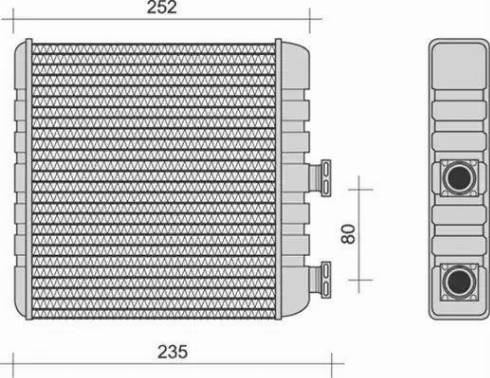 Magneti Marelli 350218270000 - Теплообменник, отопление салона autospares.lv