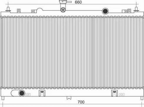 Magneti Marelli 350213941000 - Радиатор, охлаждение двигателя autospares.lv