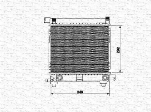 Magneti Marelli 350213534000 - Радиатор, охлаждение двигателя autospares.lv