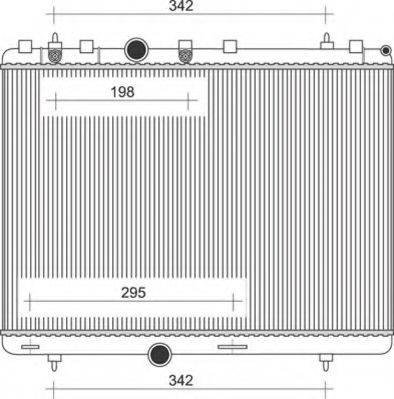 Magneti Marelli 350213108100 - Радиатор, охлаждение двигателя autospares.lv