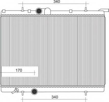 Magneti Marelli 350213107900 - Радиатор, охлаждение двигателя autospares.lv