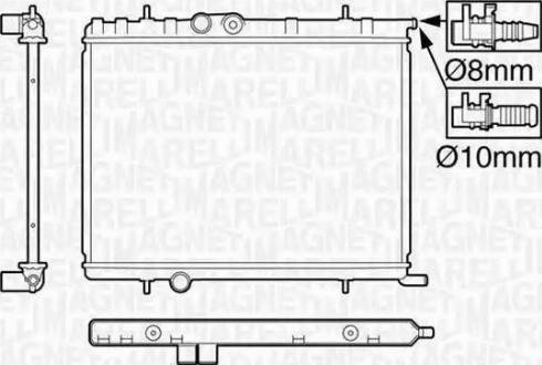 BEHR 8MK 376 718-051 - Радиатор, охлаждение двигателя autospares.lv