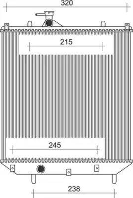 Magneti Marelli 350213115700 - Радиатор, охлаждение двигателя autospares.lv