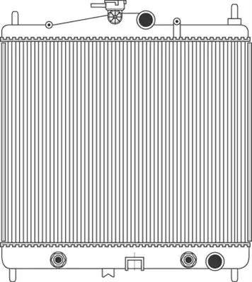 Magneti Marelli 350213111900 - Радиатор, охлаждение двигателя autospares.lv