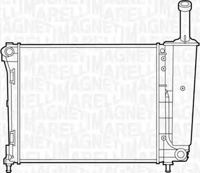 Magneti Marelli 350213120700 - Радиатор, охлаждение двигателя autospares.lv