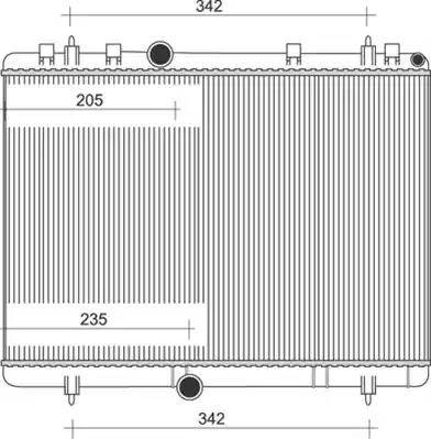 Magneti Marelli 350213889000 - Радиатор, охлаждение двигателя autospares.lv