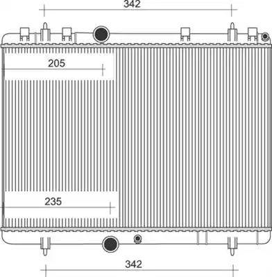 Magneti Marelli 350213879000 - Радиатор, охлаждение двигателя autospares.lv