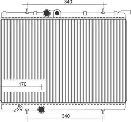 Magneti Marelli 350213872000 - Радиатор, охлаждение двигателя autospares.lv