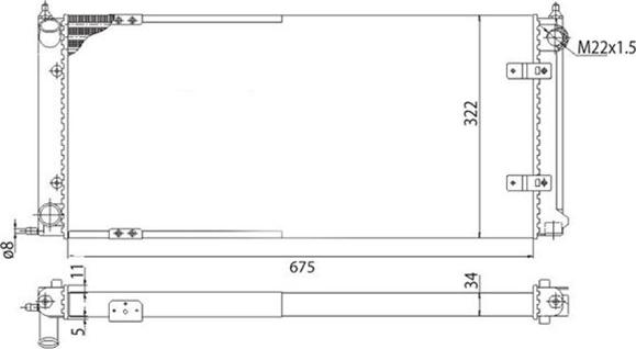 Magneti Marelli 350213272003 - Радиатор, охлаждение двигателя autospares.lv