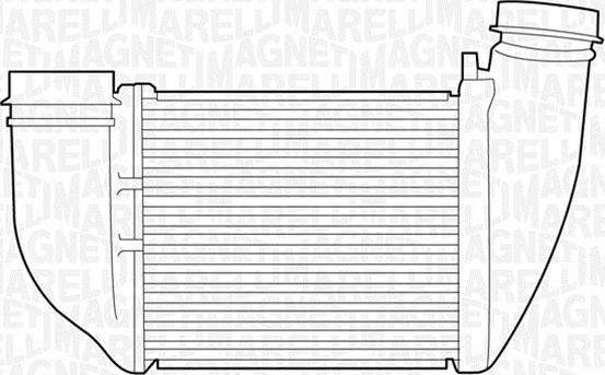 Magneti Marelli 351319201230 - Интеркулер, теплообменник турбины autospares.lv