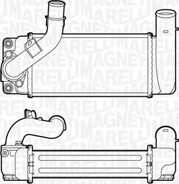 Magneti Marelli 351319201700 - Интеркулер, теплообменник турбины autospares.lv
