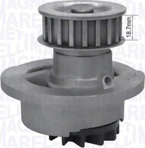 Magneti Marelli 352316170846 - Водяной насос autospares.lv