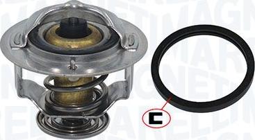 Magneti Marelli 352317004590 - Термостат охлаждающей жидкости / корпус autospares.lv