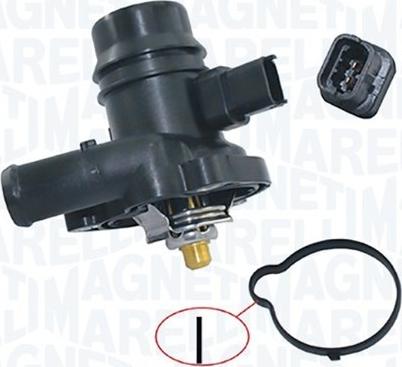 Magneti Marelli 352317001940 - Термостат охлаждающей жидкости / корпус autospares.lv