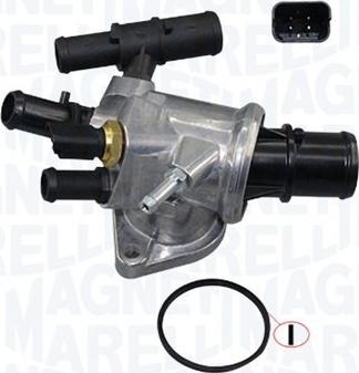 Magneti Marelli 352317003160 - Термостат охлаждающей жидкости / корпус autospares.lv