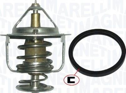 Magneti Marelli 352317100280 - Термостат охлаждающей жидкости / корпус autospares.lv