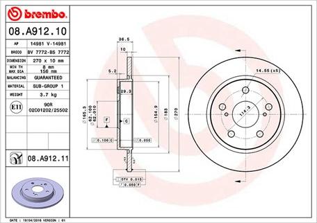 Magneti Marelli 360406091400 - Тормозной диск autospares.lv