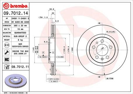 Magneti Marelli 360406049500 - Тормозной диск autospares.lv