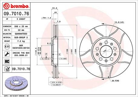 Magneti Marelli 360406049305 - Тормозной диск autospares.lv