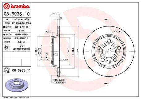 Magneti Marelli 360406049200 - Тормозной диск autospares.lv