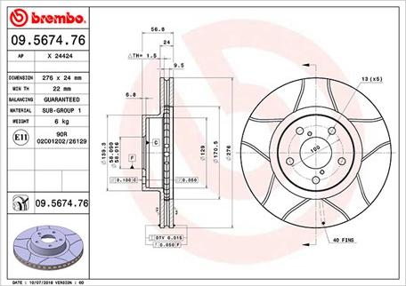 Magneti Marelli 360406045405 - Тормозной диск autospares.lv