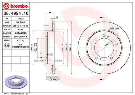 Magneti Marelli 360406045700 - Тормозной диск autospares.lv